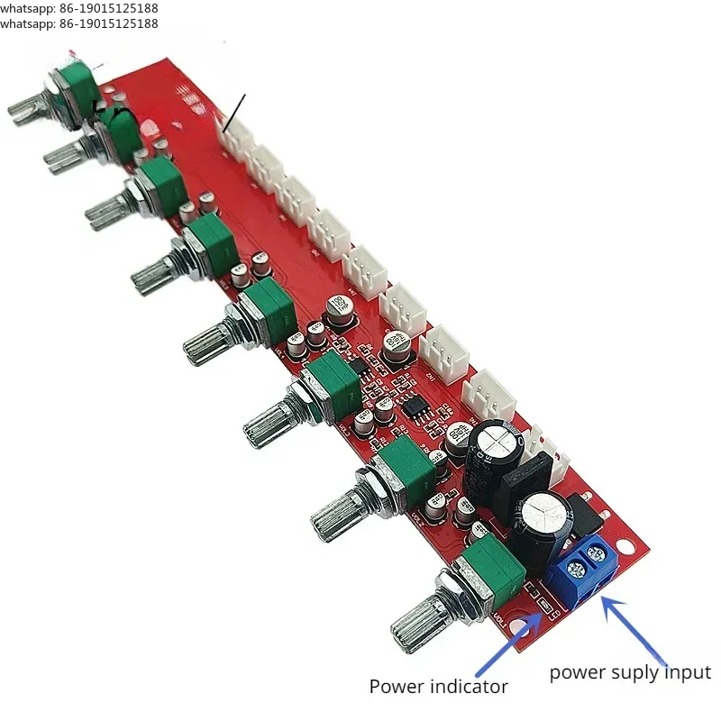 Audio Music Mixer - 8 ウェイ NE5532 ミキシングオーディオボード DIY ホームシアター音楽アンプ