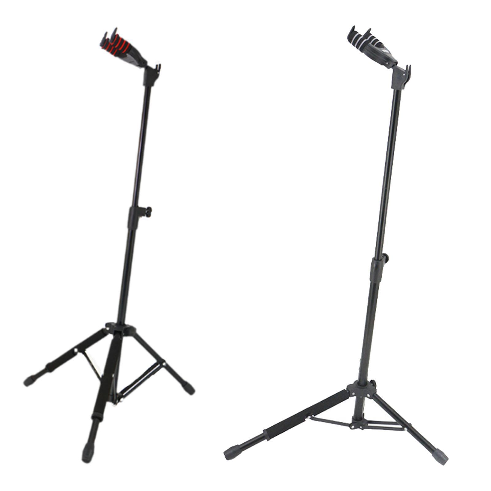 Music Stand Folding - ギタースタンドホルダー垂直サポート滑り止めゴム付きユニバーサルミュージカル