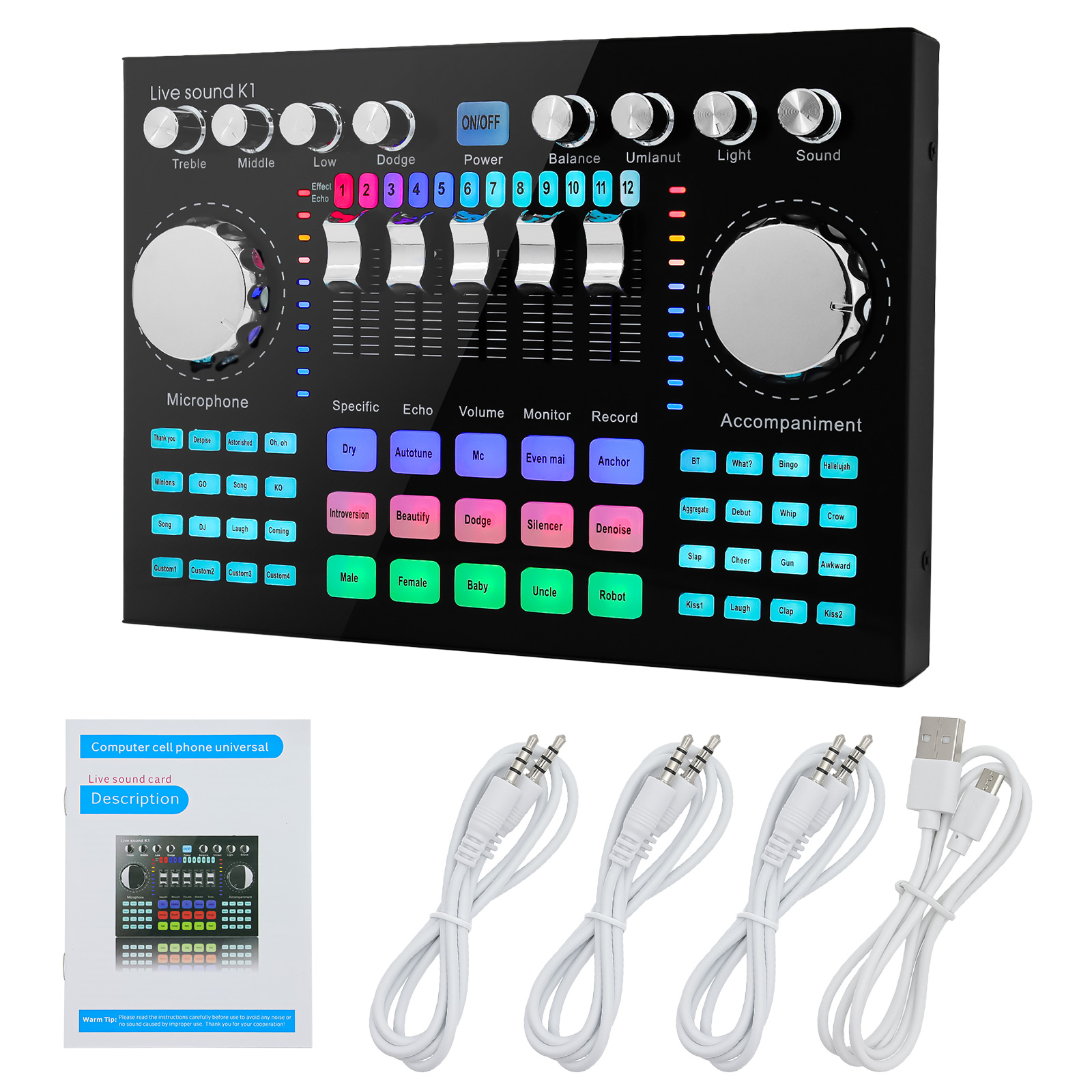 ライブサウンドカード ポータブル インターネットセレブサウン - Audio Music Mixer のレビューと価格