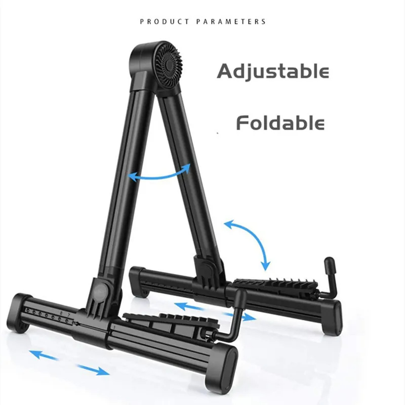 Miwayer ポータブルユニバーサル ABS ギタースタン - Music Stand Folding のレビューと価格