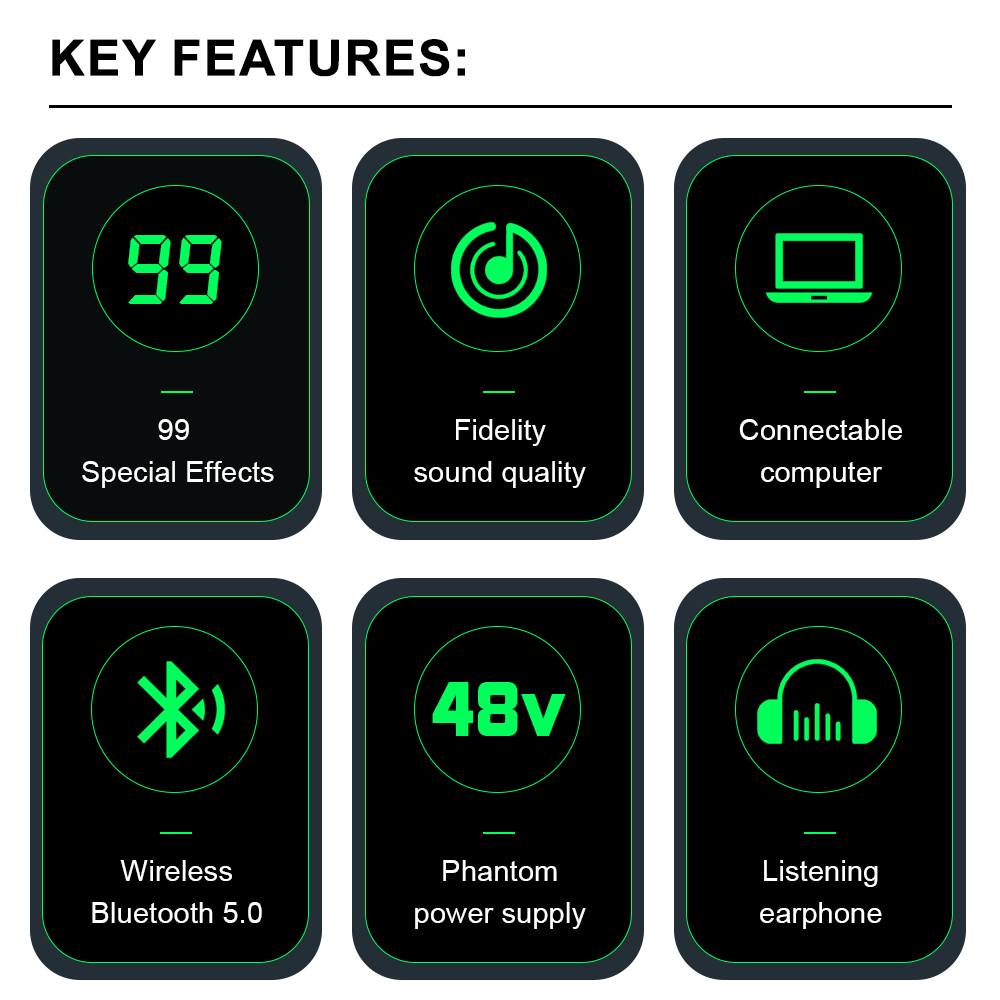 LEUS MX6 チャンネル 99 DSP エフェクトオーデ - Audio Music Mixer のレビューと価格