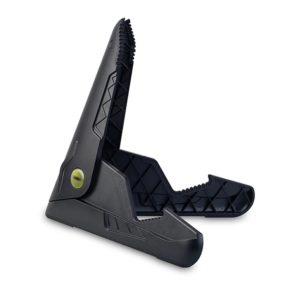 黒色のギタースタンド ポータブルAフレーム式楽器ラックホルダ - Music Stand Folding のレビューと価格