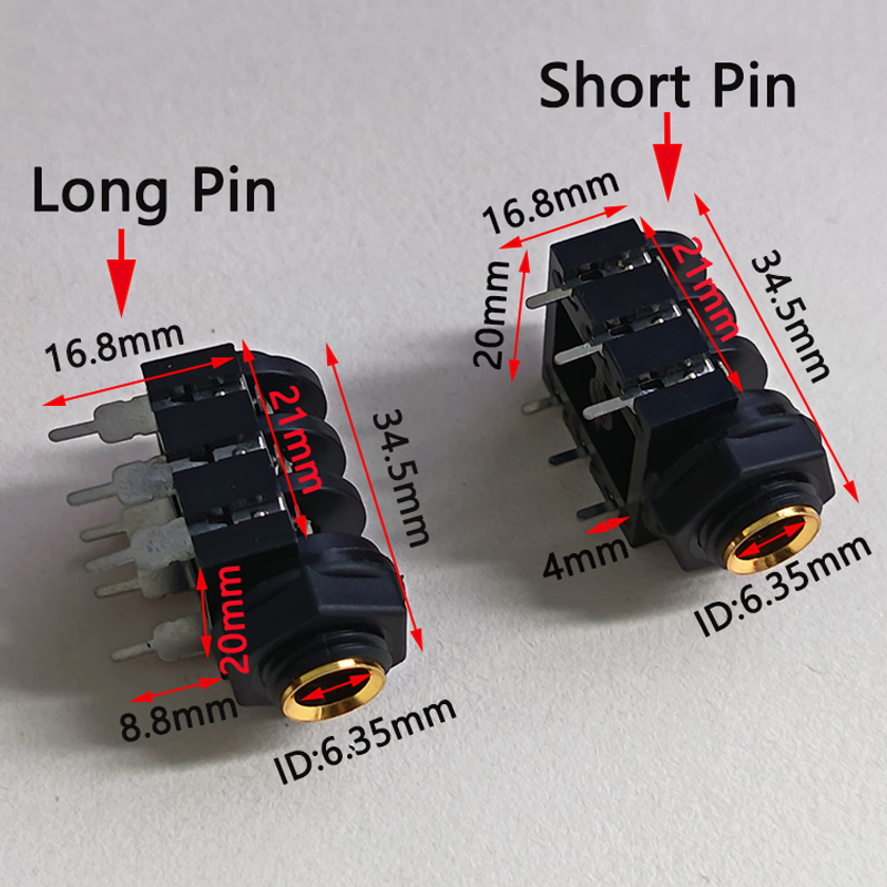 1/4インチ（6.35mm）TRSステレオジャックソケット、 - Audio Music Mixer のレビューと価格