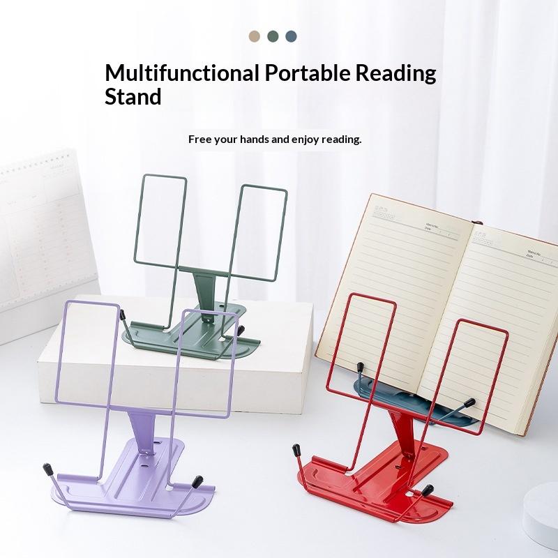 新しいシンプルな金属製読書スタンド、安定していて折りたたみし - Music Stand Folding のレビューと価格