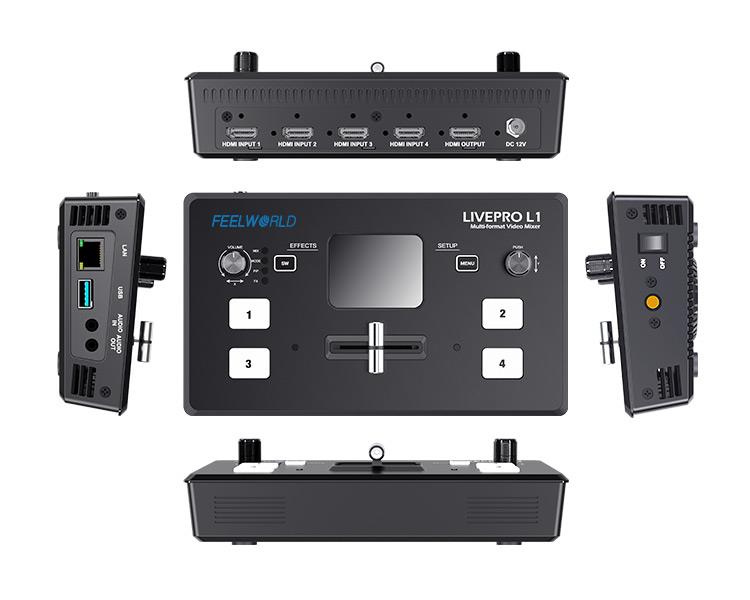 FEELWORLD LIVEPRO L1 V1 4xHDMI - Audio Mixer 4 Channel のレビューと価格