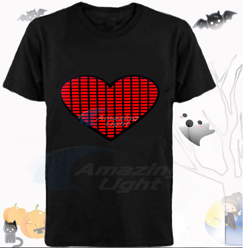 Elイコライザーサウンドアクティベートled tシャツ,上下 - Audio Music Mixer のレビューと価格