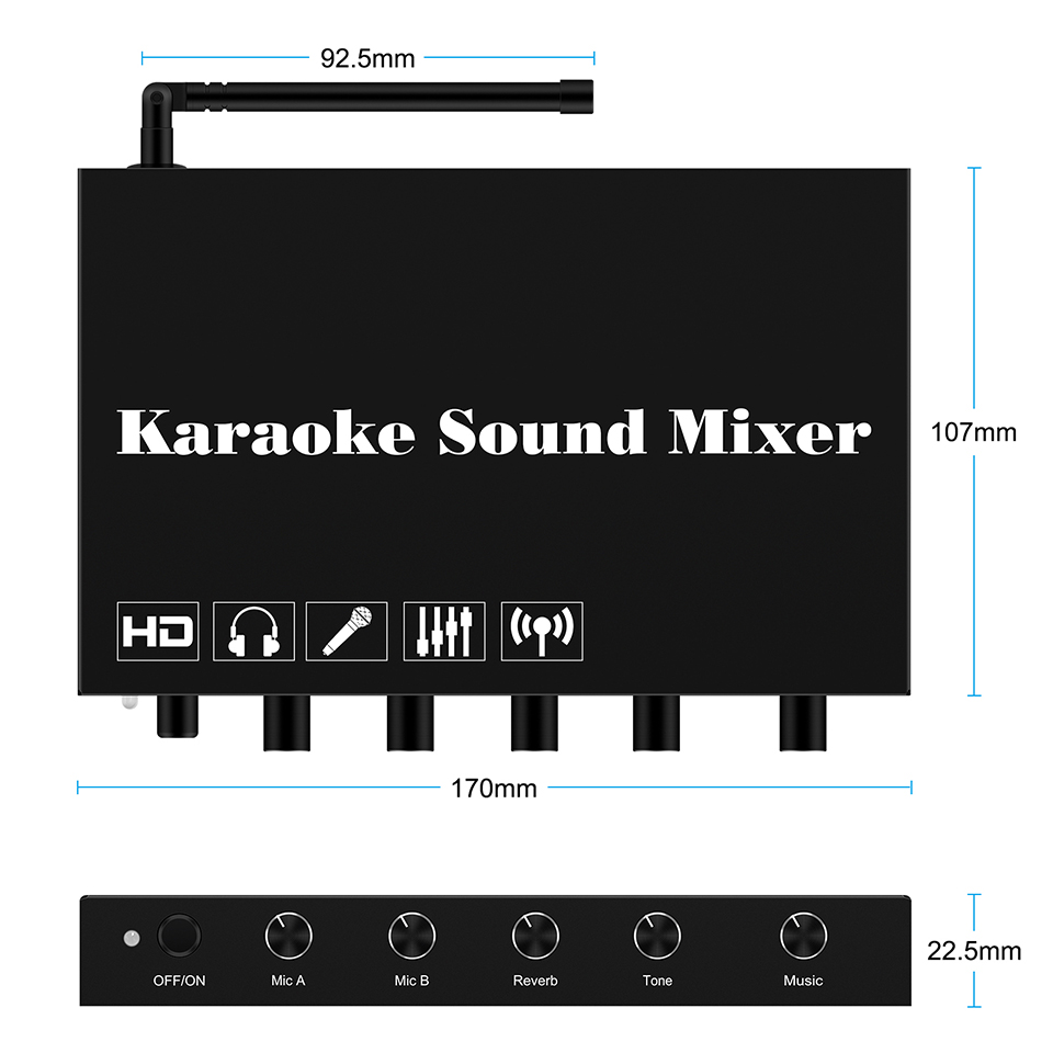 オーディオミキサー オーディオミキサーDJコントローラー/オ - Audio Music Mixer のレビューと価格