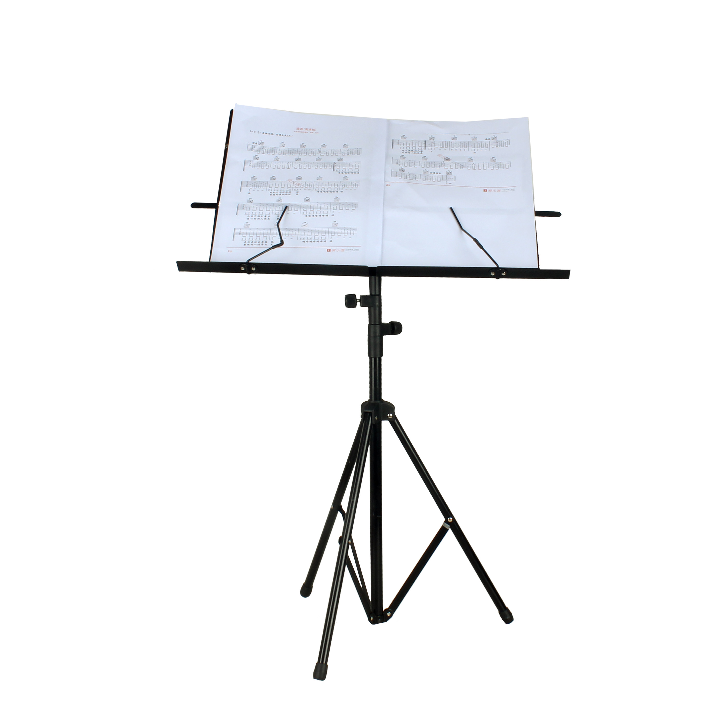 IRIN 折りたたみ式楽譜スタンド ステンレス鋼三脚スタンド - Music Stand Folding のレビューと価格