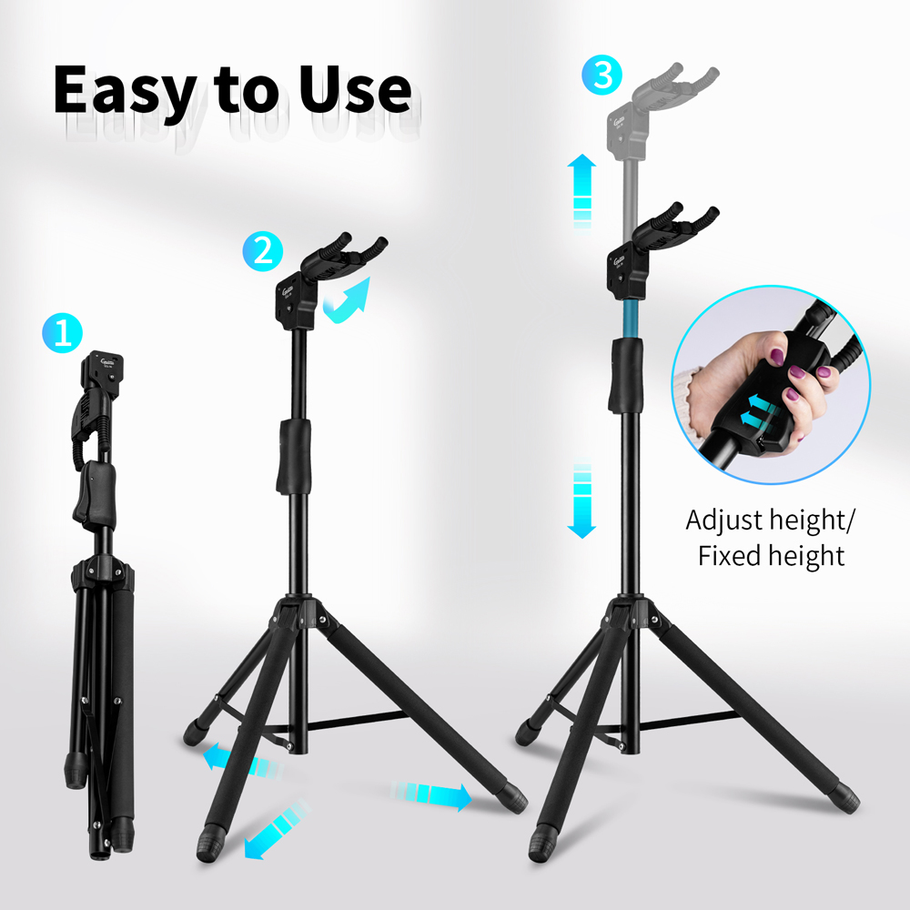 JOYO Guitto シリーズ GGS-06 三脚譜面スタ - Music Stand Folding のレビューと価格