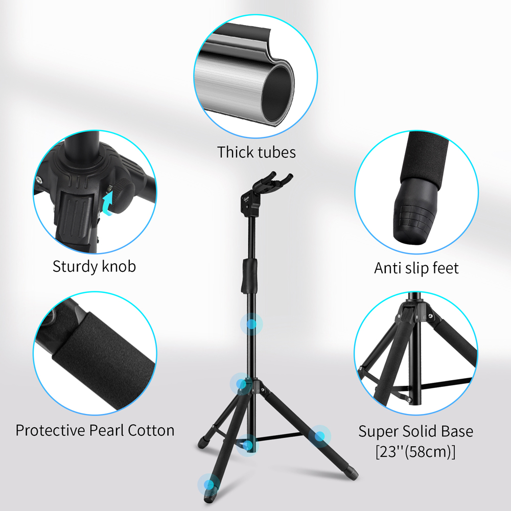 JOYO Guitto シリーズ GGS-06 三脚譜面スタ - Music Stand Folding のレビューと価格