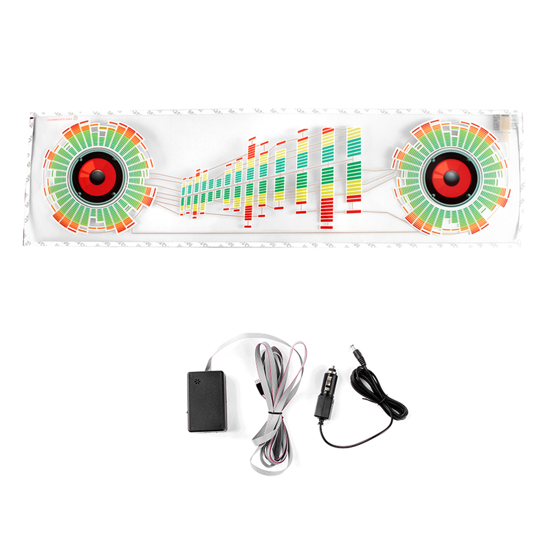 車のフロントガラス LED サウンド活性化イコライザーネオン - Audio Music Mixer のレビューと価格