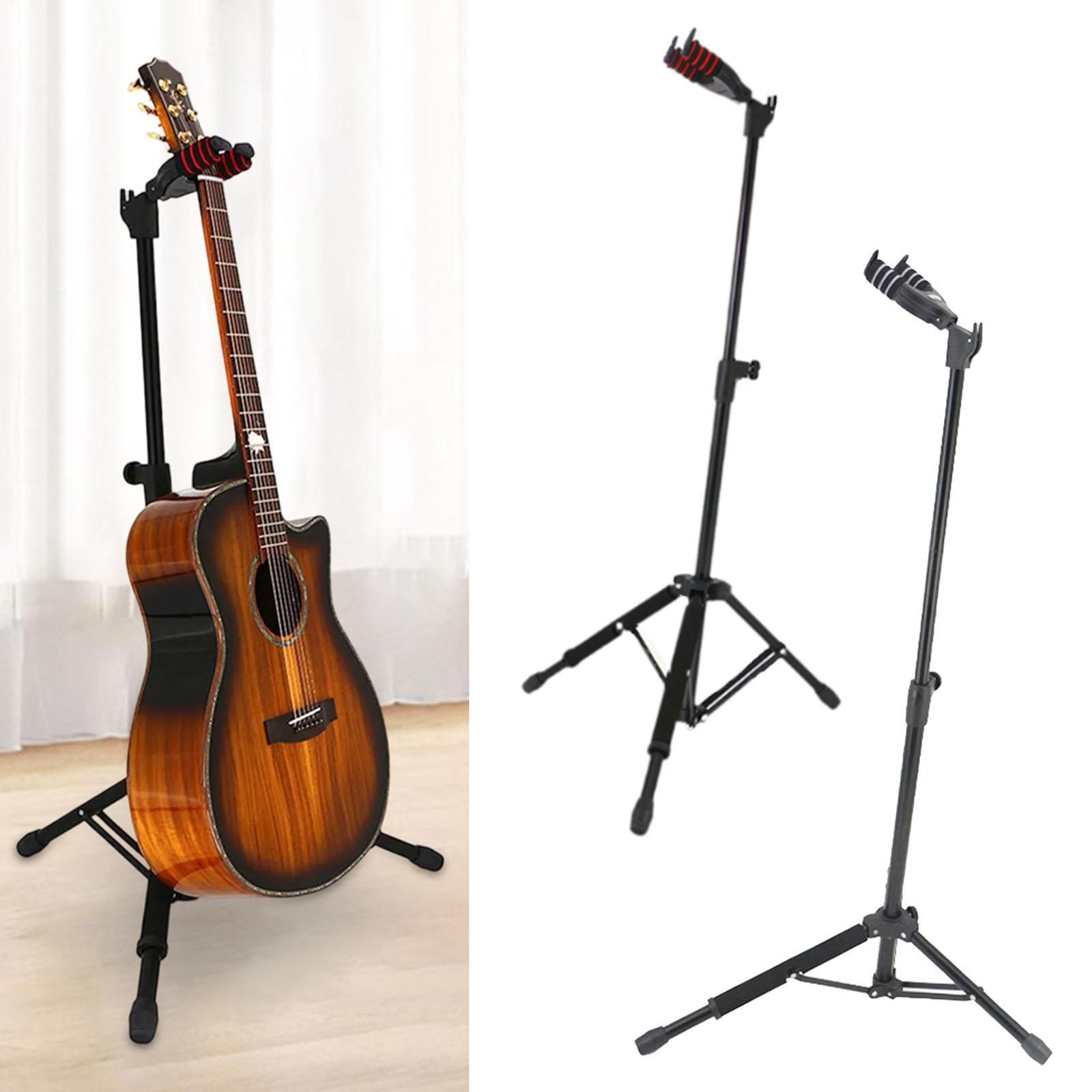 ギタースタンドホルダー垂直サポート滑り止めゴム付きユニバーサ - Music Stand Folding のレビューと価格