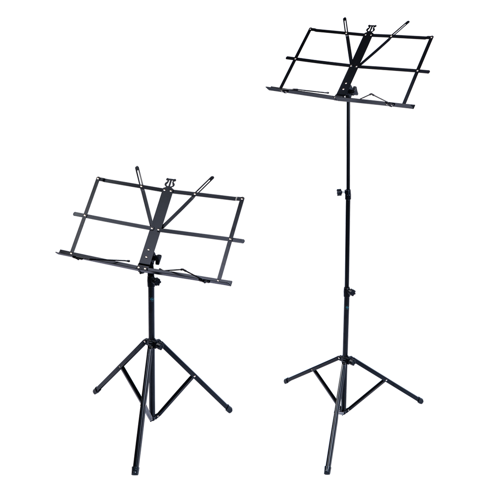 折りたたみ式譜面台 高さ調節可能 ポータブル楽譜スタンド キ - Music Stand Folding のレビューと価格