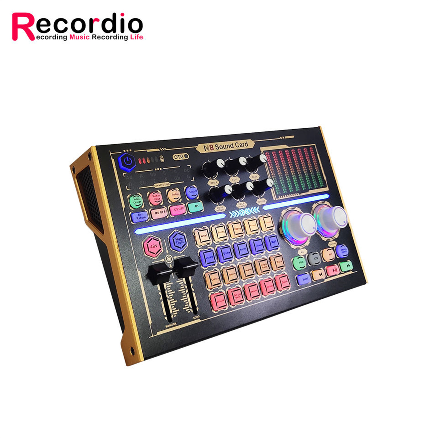 GAX-N8 プロフェッショナル録音サウンドカード PC 携 - Audio Music Mixer のレビューと価格