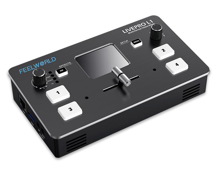 FEELWORLD-LIVEPRO-1ビデオミキサースイッチ - Audio Mixer 4 Channel のレビューと価格