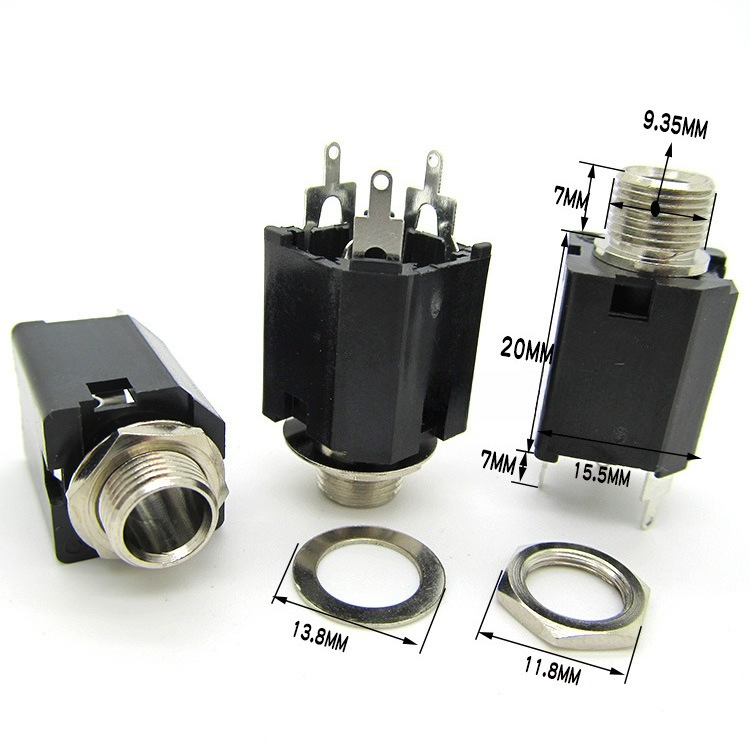 ‌ 5 個 6.35mm (1/4 インチ) TRS ステレ - Audio Music Mixer のレビューと価格